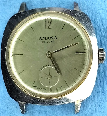 C1226 mens Works Amana Manual Wind Kienzle 051a/53 Movement Vintage Watch lot - Image 1 of 2