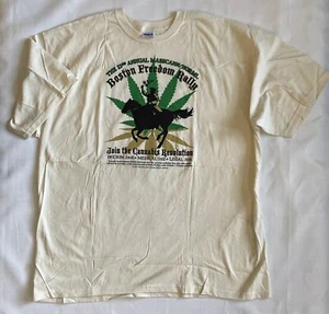 23rd Annual Boston Freedom Rally 2012 VERY RARE MassCann/NORML Event T-Shirt 2XL - Bild 1 von 16