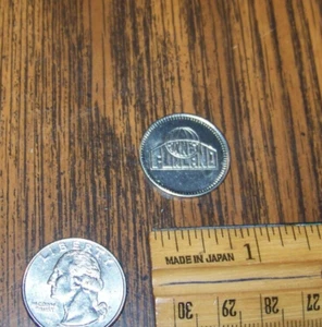 Token de videojuego arcade vintage Arnes Fun Land de los años 80 - Imagen 1 de 2