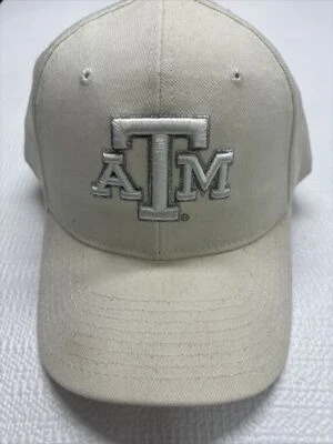 Authentic Zephyr Cap Fitted Texas A&M 7.25 White - Imagem 1 de 4