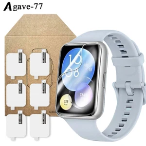6PACK Clear Screen Protector Curved Hydrogel Films For Huawei Fit3 Smart Watch - Picture 1 of 9