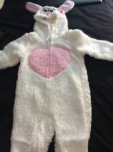 Mädchen Funstuff Anzieh Plüsch Lamm Pyjama mit Kapuze Größe 18 Monate Neu - Bild 1 von 5