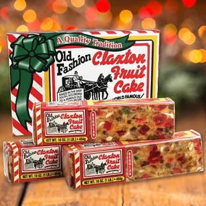 Claxton Fruit Cake 3-1 Lb. REGULAR - Shipped Direct From Claxton Bakery, Inc. - Picture 1 of 6