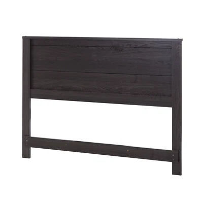 South Shore Fynn Full Headboard With Storage in Gray Oak - Image 1 of 4