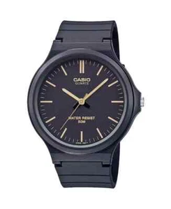 Casio MW-240-1E2VDF Men's Analog Quartz Black Dial Resin Strap Watch - Picture 1 of 8