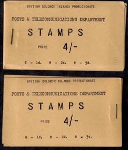 BSI 1959 2 Booklets SG SB 1 4/- QE II Stapled Left & Right GEM - Picture 1 of 2