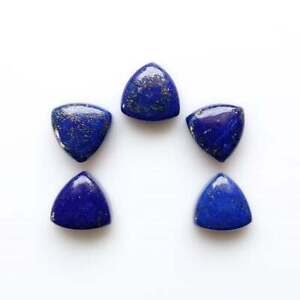 50 pcs Great Lot Natural Lapis Lazuli 20X20 mm Trillion Cabochon loose gemstone