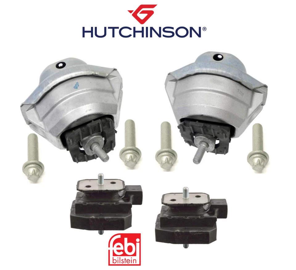 Montaje de motor + juego de montaje de transmisión con pernos para BMW 645Ci 650i 8 piezas OEM Foto 1 de 1