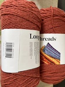 2 New Loops & Threads Soft Classic Yarn 7 oz skein VS131 Ginger (SHV17) - Picture 1 of 5