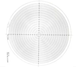 Optical Comparator Chart For Profile Projector Overlay Chart 512068 - Picture 1 of 2