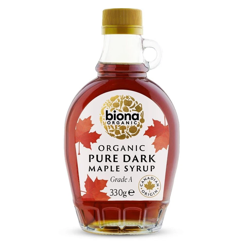 Biona Organic Pure Dark Maple Syrup - 330g - Image 1 of 1