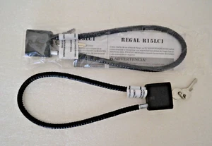 2 REGAL BLACK CABLE GUN LOCK (R15LC1) WITH 2 KEYS Per Lock - Picture 1 of 2