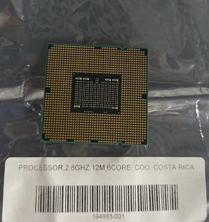 594883-001 NEW HP 2.80Ghz Xeon X5660 CPU for Proliant 594883 - Image 1 of 1