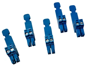 Conector Phoenix azul de 2 pines Extron con reposacables, 10-703-10LF 2 pines, lote de 5 - Imagen 1 de 3