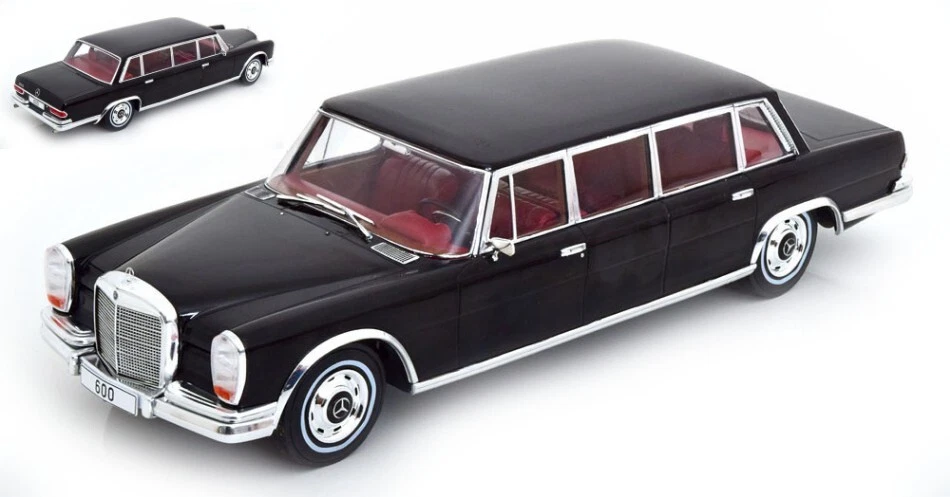 Mercedes 600 (w100) 1969 Black 1:18 Model Modelcargroup - Photo 1/1