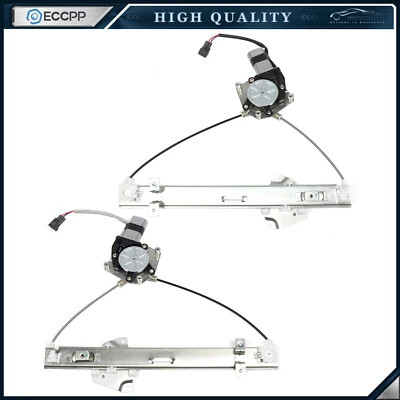 Regulador de ventana eléctrica trasero izquierdo derecho con motor para 04-11 Mitsubishi Endeavor Foto 1 de 4