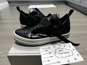 Rick Owens Drkshdw Strap Island Sneaks black nylon 43 DU20F1803 PL geobasket - Picture 1 of 7