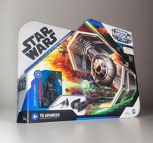 ✅ NISB Tie Advanced & Darth Vader, STAR WARS Mission Fleet Stellar Class Hasbro - Picture 1 of 6