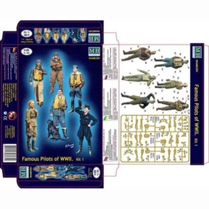 MASTER BOX 3201 Escala Figura Kit 1:32 Pilotos Famosos de la Segunda Guerra Mundial Kit1 - Modelo Plástico - Imagen 1 de 9