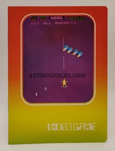 QUADERNO RIGHE A5 VIDEOGAME ASTEROIDS VEGA RETRO VINTAGE GAME '80 NEW NEVER USED - Picture 1 of 4