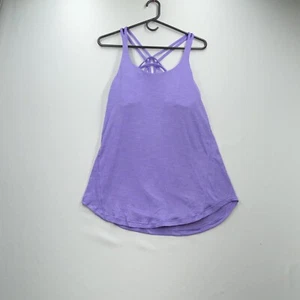 Lululemon Gr. 8 Tank Top 2 in 1 Activewear Shirt Sport BH Lila Athletica - Bild 1 von 8