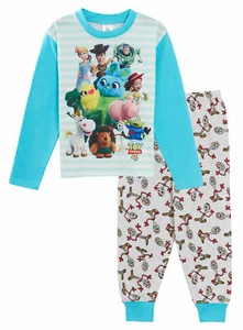 Disney Toy Story 4 Boys Pyjamas Kids Full Length Buzz Woody Forky Pjs Set Size - Picture 1 of 35