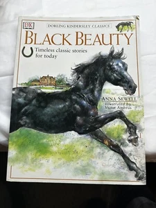 Black Beauty Classic Story Book and Black Beauty Horse Figurine Combination - Picture 1 of 9