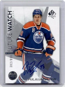2016-17 SP Authentic Future Watch Autograph Rookie Jesse Puljujarvi RC Auto /999 - Picture 1 of 2