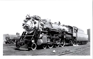 Locomotora de vapor Southern 1395 en patio 3,5 x 5,5 pulgadas - Imagen 1 de 2