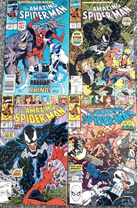 AMAZING SPIDER-MAN. NUMMERN. 331-333. 344. (SCHLÜSSEL 4 HOCHWERTIGE AUSGABEN 1990-1991) - Bild 1 von 21