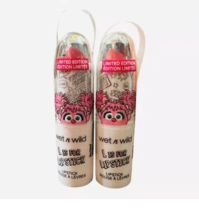 Wet n Wild Sesame Street L Is For Lipstick - Be Kind - Set Of 2 - Picture 1 of 1