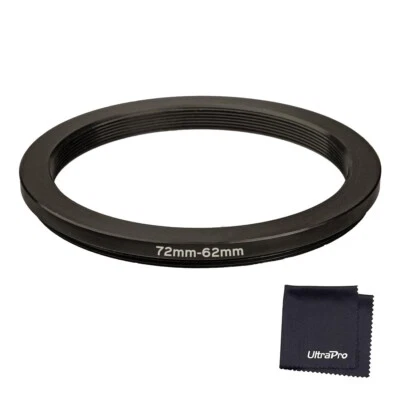72-62mm Step-Down SLR Lens Metal Adapter Ring - Image 1 of 4