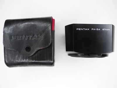 Parasol de cámara Pentax PH-SA 67 mm para 6x7 / 67II Macro 135 mm f/4 con estuche Foto 1 de 4