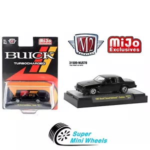 M2 Machines 1:64 1987 Buick Grand National Custom Black Mijo - Picture 1 of 2