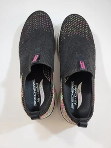 Skechers Womens Shoes Size 8.5 Black Go Walk Arch Fit Mesh Slip On - Picture 1 of 11
