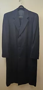 Loro Piana Neiman Marcus 100% Kaschmir Schwarz Mantel Größe 42R - Bild 1 von 15