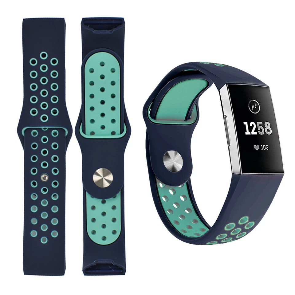 Correa de reloj deportiva impermeable para Fitbit Charge 3 bandas carga 4 carga 3 SE Foto 1 de 1