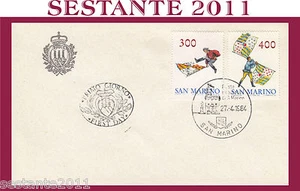 SAN MARINO FDC VERFASSUNG FAHNENGRUPPE DER REPUBLIK 1984 (415)  - Bild 1 von 1