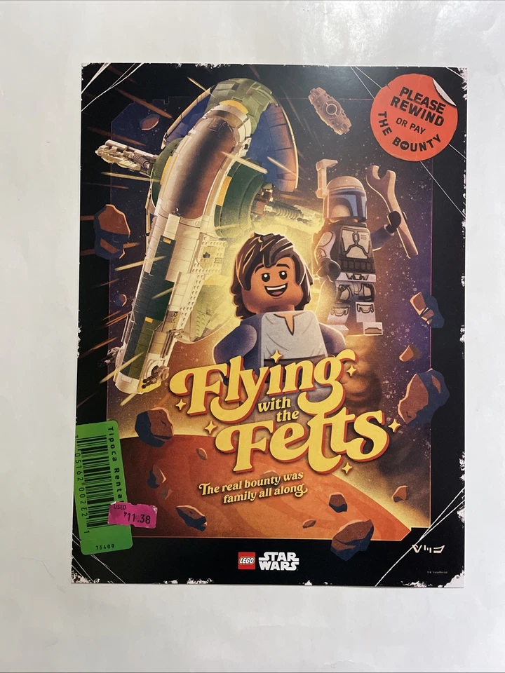 LEGO Star Wars "Flying with the Fetts" Joe Hogan VIP Poster