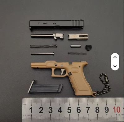GLOCK 17 Gen 5 ÁUSTRIA 9X19 9MM mini arma de fogo pistola chaveiro réplica 2025 - Imagem 1 de 4