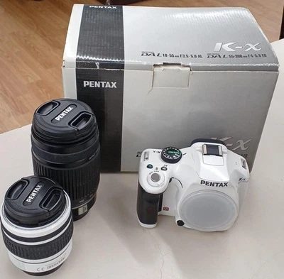 KIT ZOOM DOBLE PENTAX K-X DSLR 700373 - Imagen 1 de 4