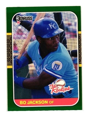 1987 Donruss The Rookies - Bo Jackson (#14)  Kansas City Royals - Image 1 of 2