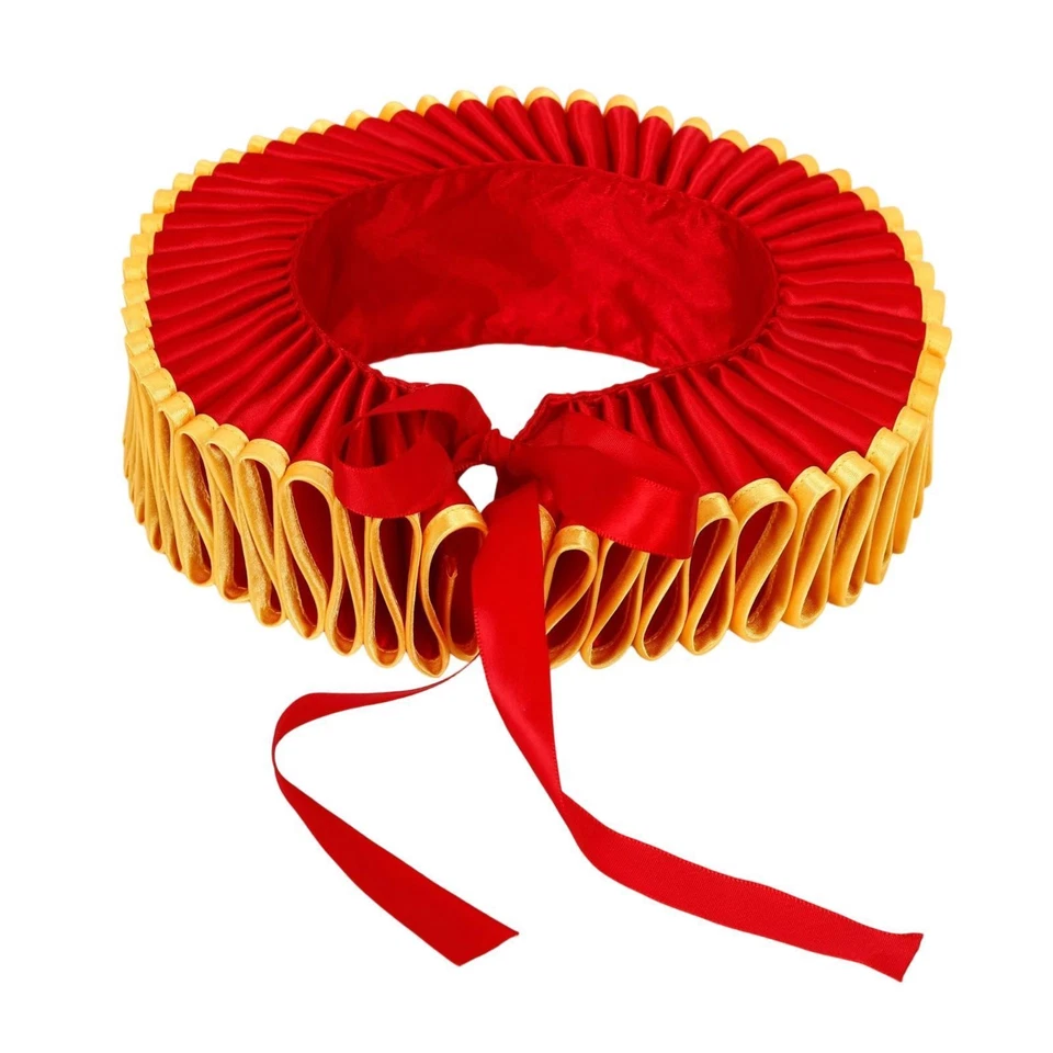 Volantes de cuello de payaso isabelino desmontables para suministros de fiesta de festivales navideños Foto 1 de 2