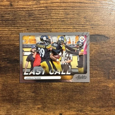 2022 Panini Absolute LAST CALL # LC-20 James Pierre PITTSBURGH STEELERS - Image 1 of 4