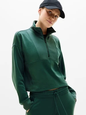 Athleta Seasoft Rib 1/4 Zip Popover Sweatshirt-SALE OFF-FREE SHIPPING #NWT - Image 1 of 4