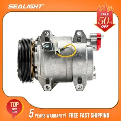 A/C Compressor For Volvo S60 2002-2009 XC90 2003-2006 XC70 2003-2007 1161627 - Image 1 of 4