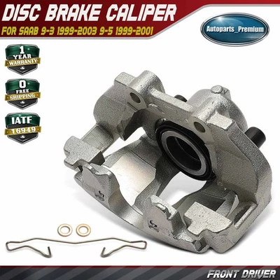 Pinza de freno delantera izquierda con soporte para Saab 9-3 1999-2003 9-5 1999-2001 Saturn Foto 1 de 4