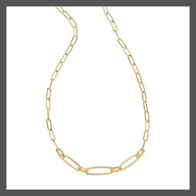 Collar de cadena Kendra Scott Etta oro 14K sobre latón - oro Foto 1 de 3