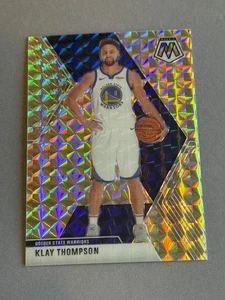 Klay Thompson Silver Prizm Ice Refractor sp Insert 2019-20 Mosaic Warriors #80 - Picture 1 of 2