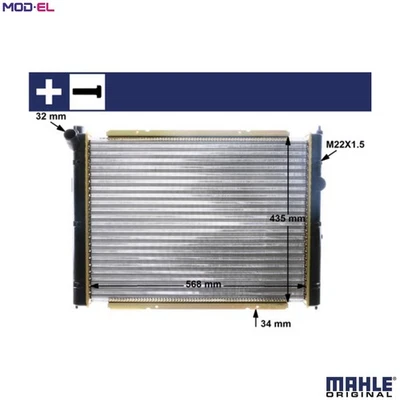 RADIATOR ENGINE COOLING CR 361 000S FOR VW CARAVELLE/III/Bus/TRANSPORTER 2.0L - Image 1 of 4